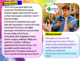 Freshers' Flu, Meningitis, Vaccinations and Health Services KS5 PSHE Lesson