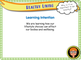 Year 4 - Living a healthy lifestyle PSHE