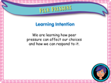 Year 5 - Peer Pressure PSHE