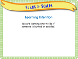 Year 3 -  First Aid  Part 1 - Burns and Scalds