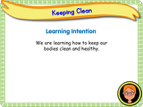 Keeping clean - KS1 - Year 1