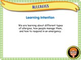 Year 4 - First Aid Part 2 - Allergic Reactions