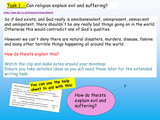 Why does God allow suffering? RE KS3 lesson