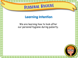 Year 4 - Personal Hygiene KS2