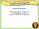 Accidents and Emergencies - Calling 999 -  KS1/Year 2