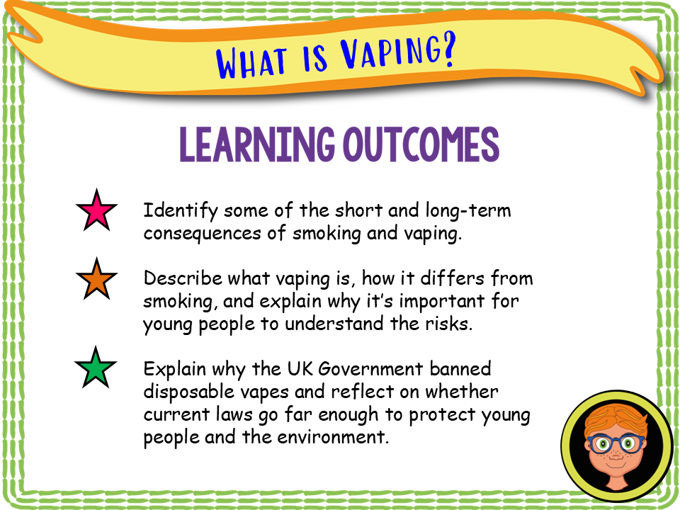 Year 6 - Vaping Dangers – EC Publishing