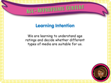 Year 3  - Age-appropriate content - age ratings