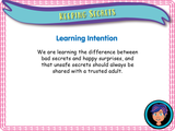 Year 4 - Secrets - KS2 PSHE