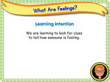 What Are Feelings? - KS1 - Year 1