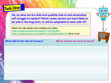 Careers, Future-Proofing and AI - PSHE / Careers Lesson KS4 / KS5