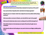 Critical Thinking - What is Fascism? Citizenship / PSHE Lesson