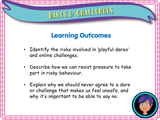 Year 5 - Risk, dares and online challenges