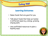 Eating Well - KS1 - Year 1