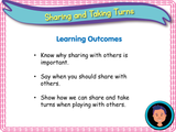Sharing and Taking Turns - KS1 - Year 1