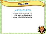 This Is Me - KS1 - Year 1