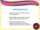Year 3 - Community Responsibilities - Volunteering