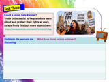 Work-Life Balance, Employment Rights and Trade Unions PSHE Lesson