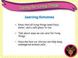 Caring for living things - KS1 - Year 1