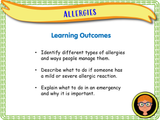Year 4 - First Aid Part 2 - Allergic Reactions