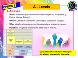 Choosing Post-16 Options PSHE / Careers Lesson