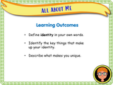 Year 3 - Personal identity - all about me