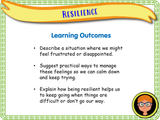 Year 3 - Resilience and managing feelings