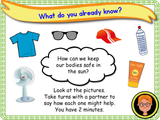 Sun safety - KS1 - Year 1