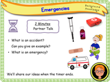 Accidents and Emergencies - Calling 999 -  KS1/Year 2