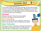 Mental Health Introduction PSHE Lesson