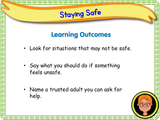 Staying Safe - KS1 - Year 1