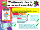 Managing Anxiety Mental Health PSHE Lesson