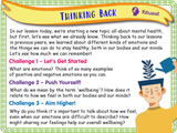 Year 5 - Mental Health Introduction PSHE Lesson