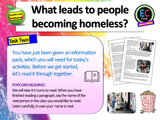 Homeless in Britain - 2 hour PSHE / Citizenship Lesson