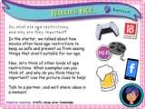 Year 4 - Age restrictions