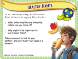 Year 5 - Healthy and Unhealthy Habits