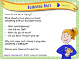 Year 3 - Resilience and managing feelings