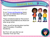 Year 3 - Friendship boundaries