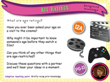Year 3  - Age-appropriate content - age ratings