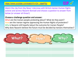 Iran, Protests and Human Rights - Citizenship / Tutor Time Lesson 2026