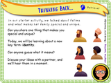 Year 3 - Personal identity - all about me