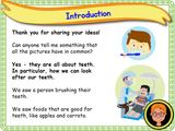 Healthy, Clean Teeth - KS1 - Year 1