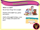 Wants and Needs - KS1/Year 2