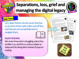 Grief, Loss and Digital Legacies PSHE Lesson