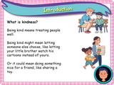 Being Kind - KS1 - Year 1
