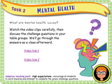 Mental Health Introduction PSHE Lesson