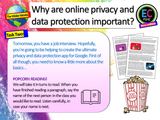 Online Privacy and Data Protection PSHE Lesson