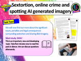 Sextortion, Online Crime, Image Sharing and how to spot AI videos RSHE PSHE Lesson