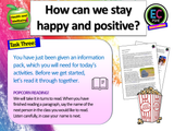 Happiness and Positivity PSHE Lesson