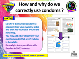 Correct Condom Use - Contraception lesson PSHE