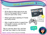 Year 4 - Real Life and Online Friendships (Loneliness)